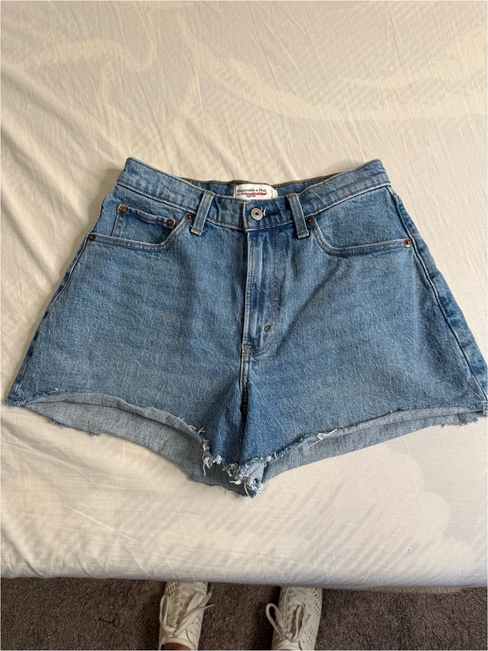 Classic Blue Denim Women's Shorts